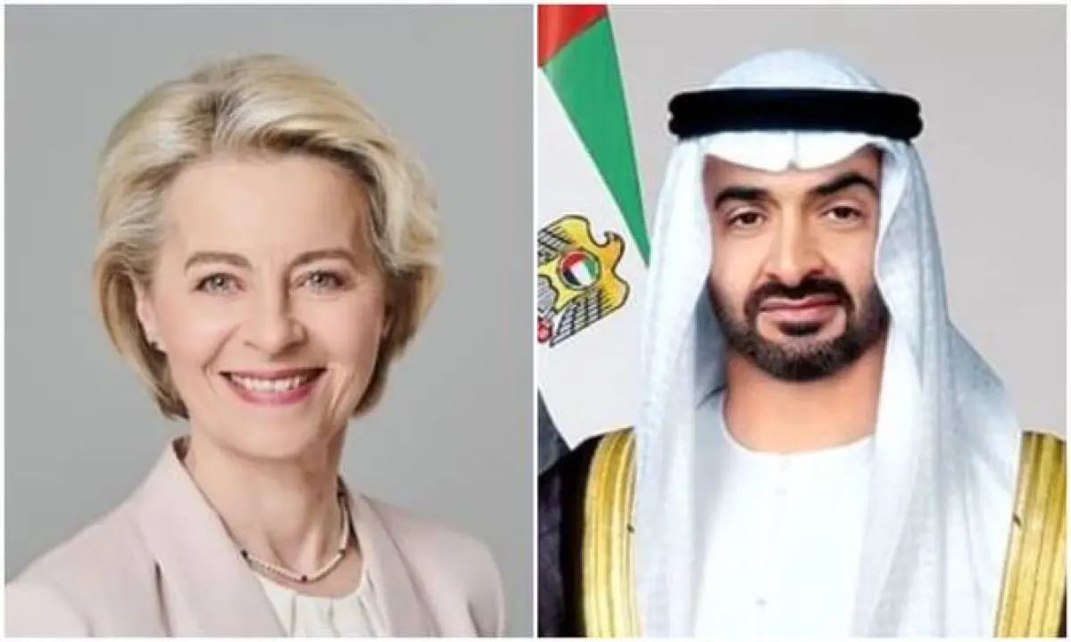 Presidents of UAE and European Commission discuss negotiations for free-trade deal